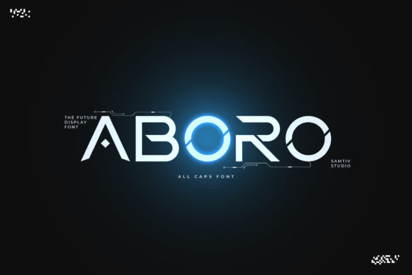 Aboro: The Futuristic Display Font for Modern Design
