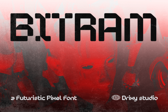 Bitram: The Pixel Font for Cyberpunk Realities