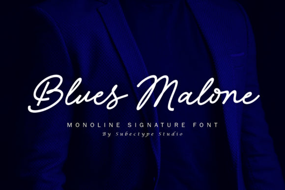 Blues Malone: Elegance Meets Authentic Calligraphy