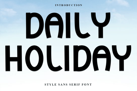 Daily Holiday: The Festive Typeface for Your Seasonal Designs