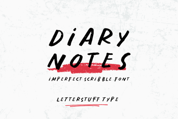 Diary Notes: The Handwritten Font That Captures Life's Moments