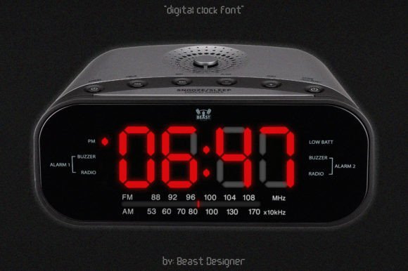 Digital Clock: The Typeface of Instant Clarity