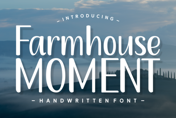 Farmhouse Moment: A Timeless Handwritten Font for Creative Projects