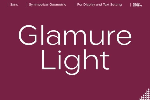 Glamure Light: A Typeface for Modern Luxury