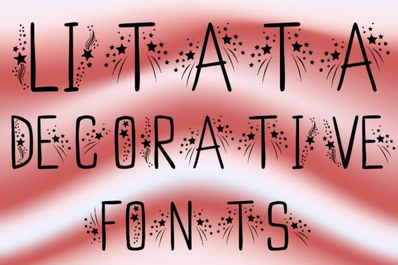 Litata: A Sweet Starry Typeface for Creative Projects