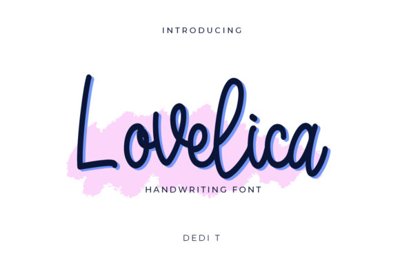 Lovelica: The Handwritten Font Blending Elegance with Modern Appeal
