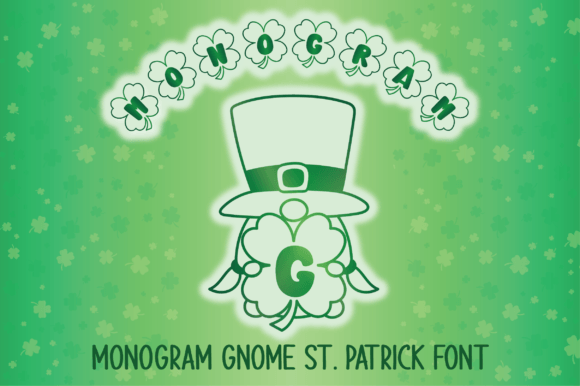 Monogram Gnome: The Festive Font for Modern Designers