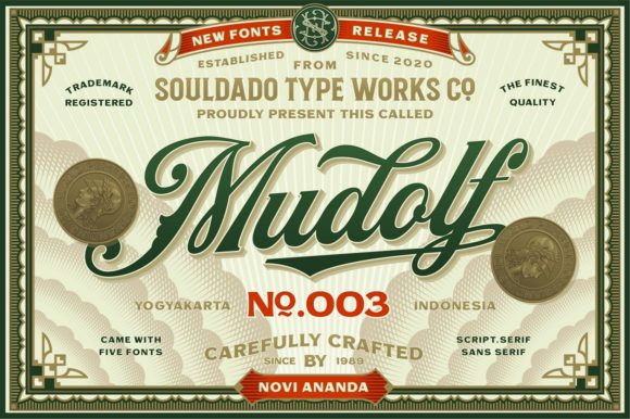 Mudolf: A Playfully Nostalgic Font with Vintage Charm