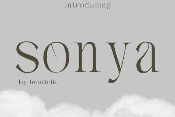 Sonya: A Serif Font Blending Classic Elegance with Modern Sophistication