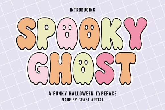 Spooky Ghost: A Fun Halloween Display Font for Bold Designs
