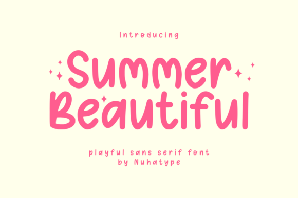 Summer Beautiful: The Thin Sans Serif with Handwritten Charm