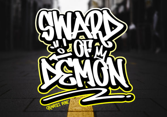Unleashing Street Art Energy with the Sward of Demon Typeface