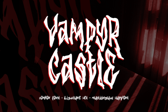 Vampyr Castle: The Gothic Display Typeface for Dark Branding