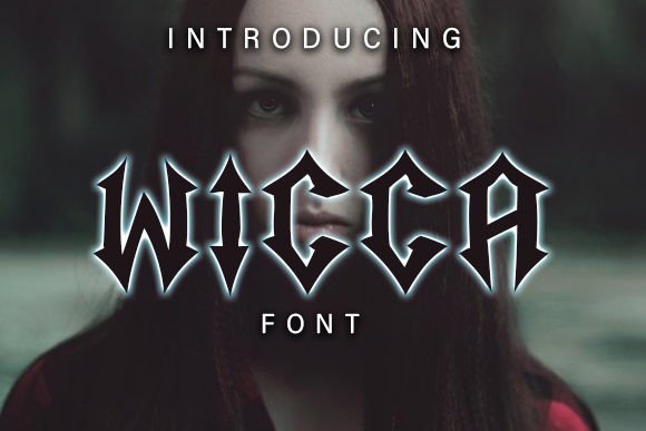 Wicca: The Gothic Typeface for Bold, Dark Designs