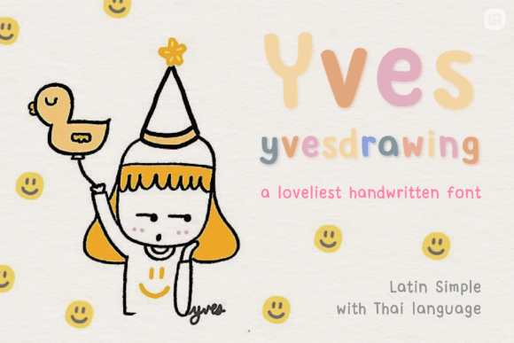 Yves Yvesdrawing: The Handwritten Font with Personality